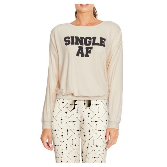 Wildfox Intimates Single AF Lightweight Sweater Size Small - Picture 1 of 5